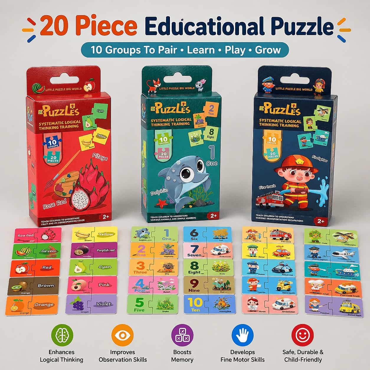 Kids Educational Puzzle Set