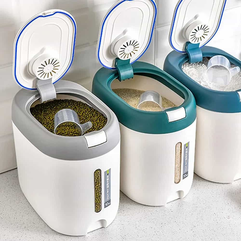 Moisture/Insect Proof Rice Storage Container
