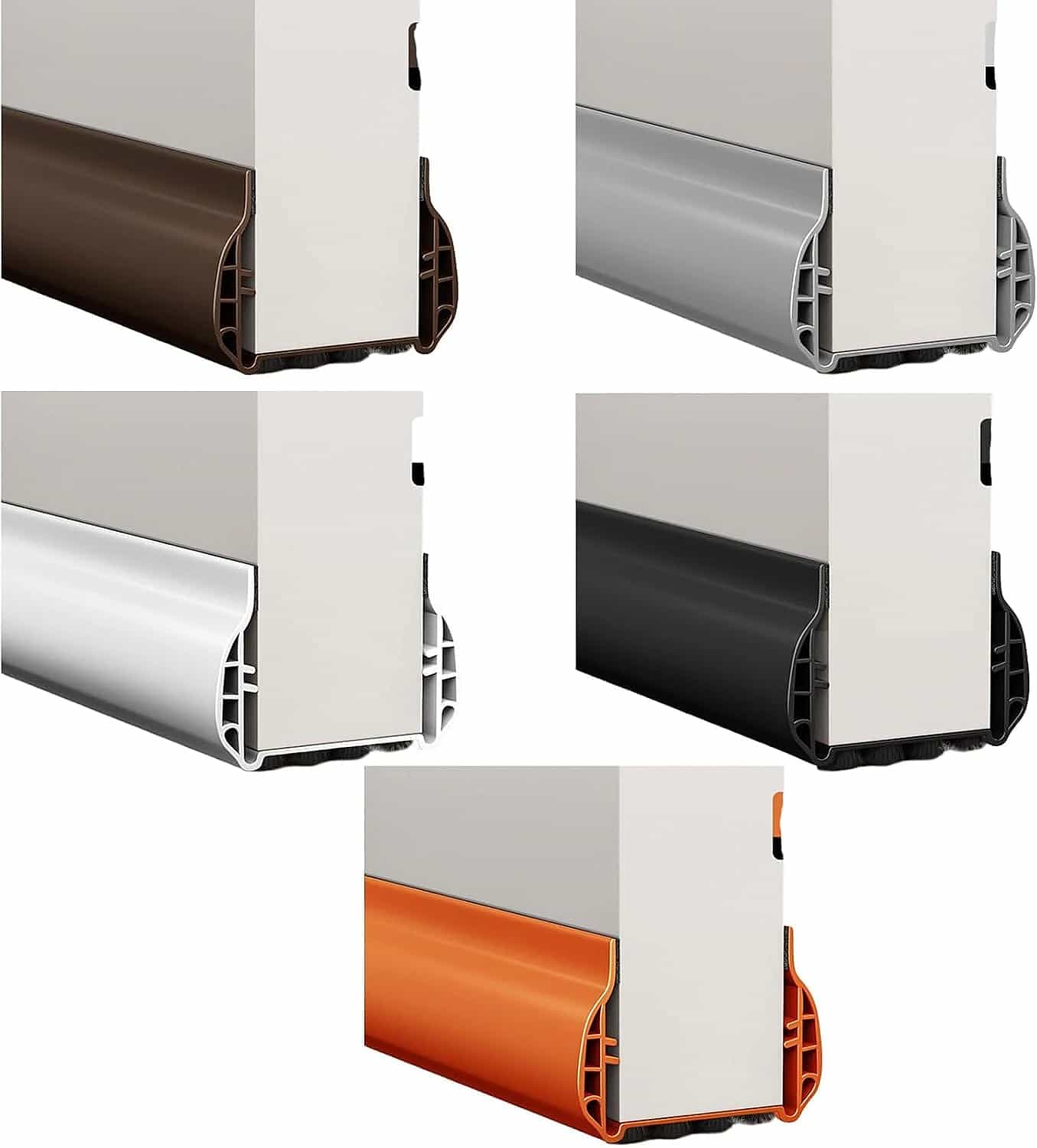 Adjustable PVC Door Draft Stopper – Sound & Air Blocker