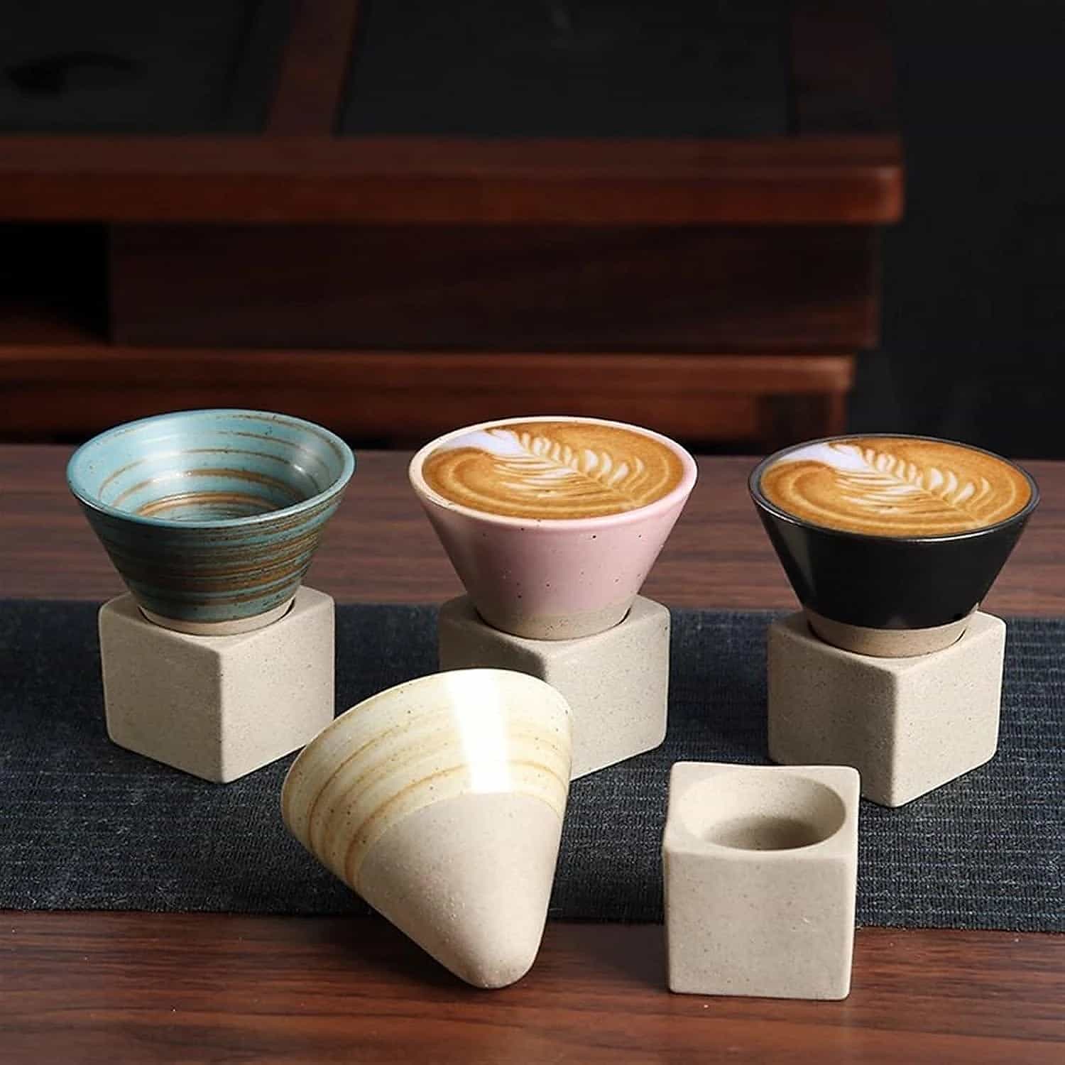 Ceramic Tapered Coffee Cup