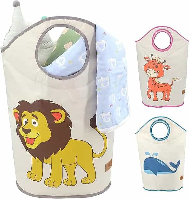 Multi Purpose Laundry Storage Basket with Handles – Large Capacity Clothes & Toy Organizer