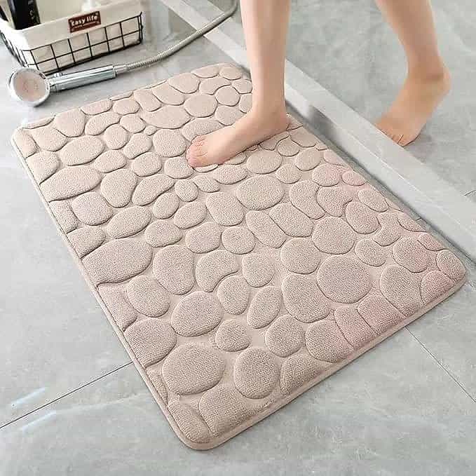 Cobblestone Memory Foam Bath Mat/Carpet