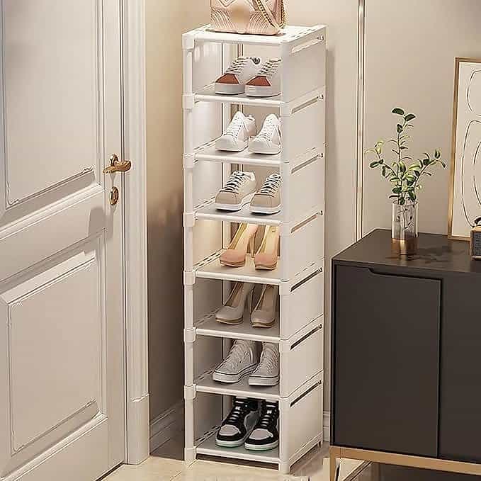 7-Layer Slim Shoe Rack for Entryway