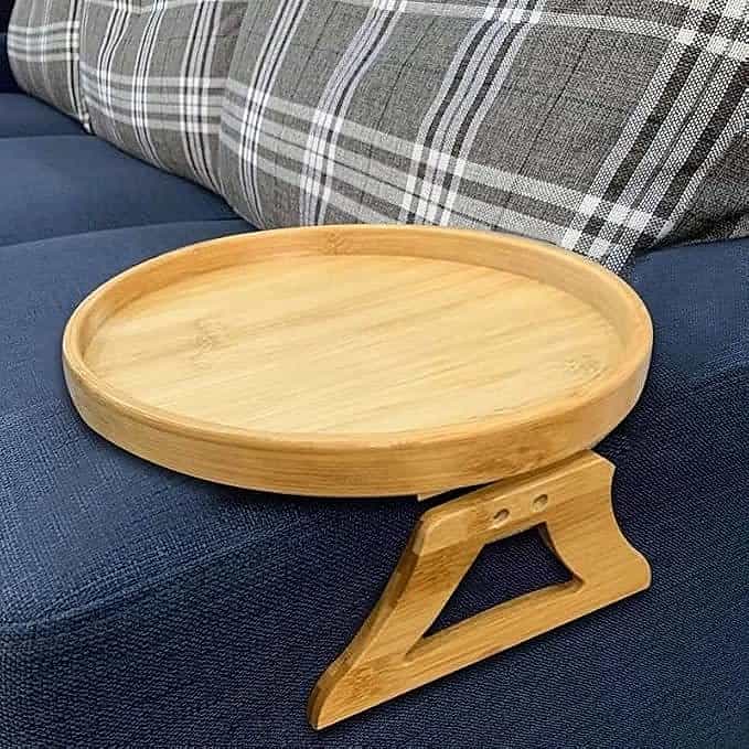Wooden Sofa Arm Tray Table