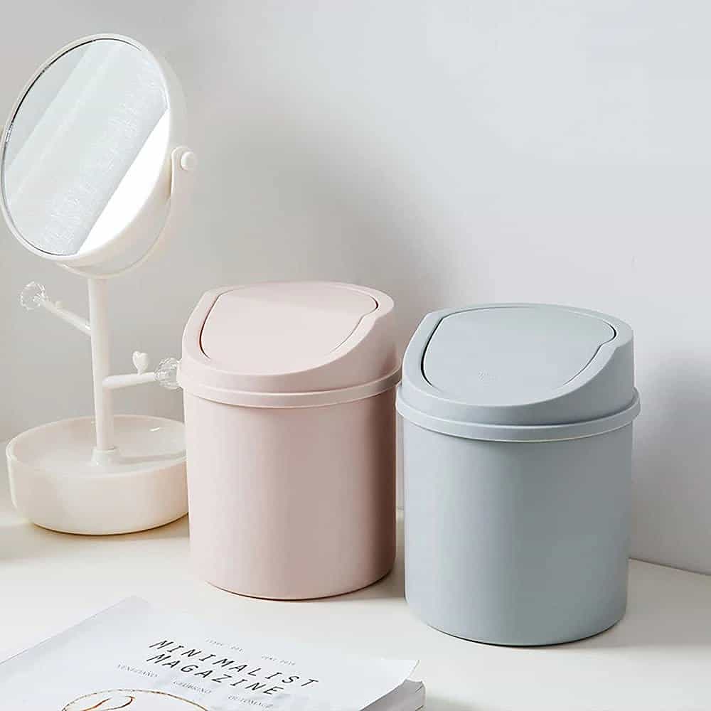 Mini Desktop Trash Can