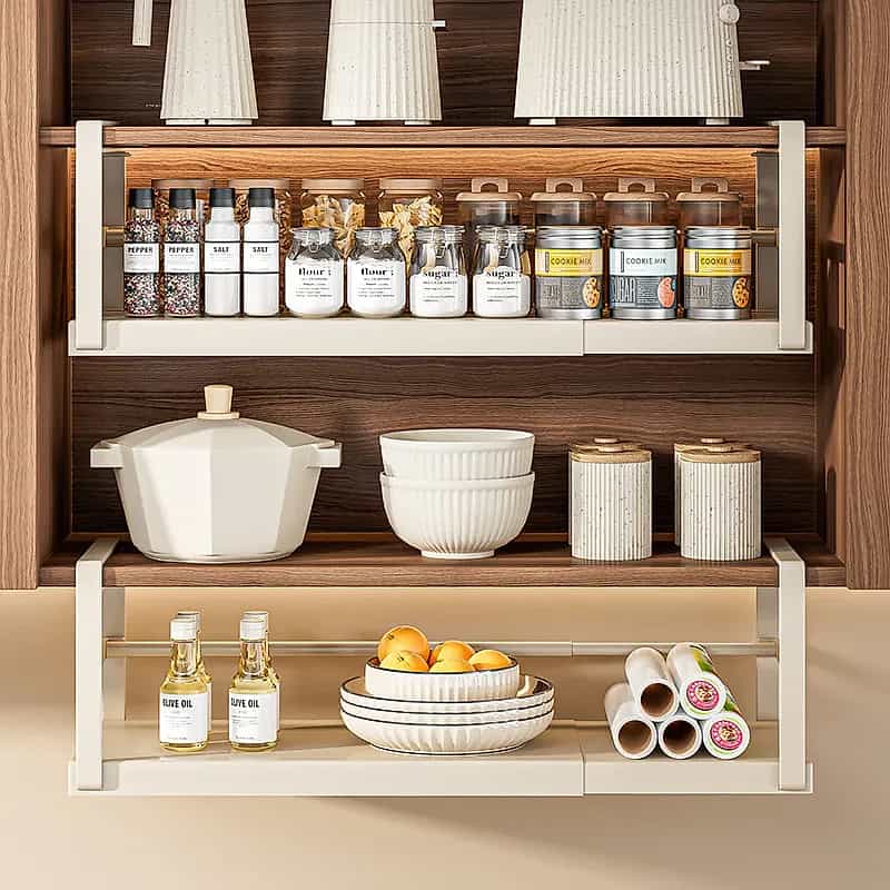 Expandable Hanging Cabinet Storage Shelf