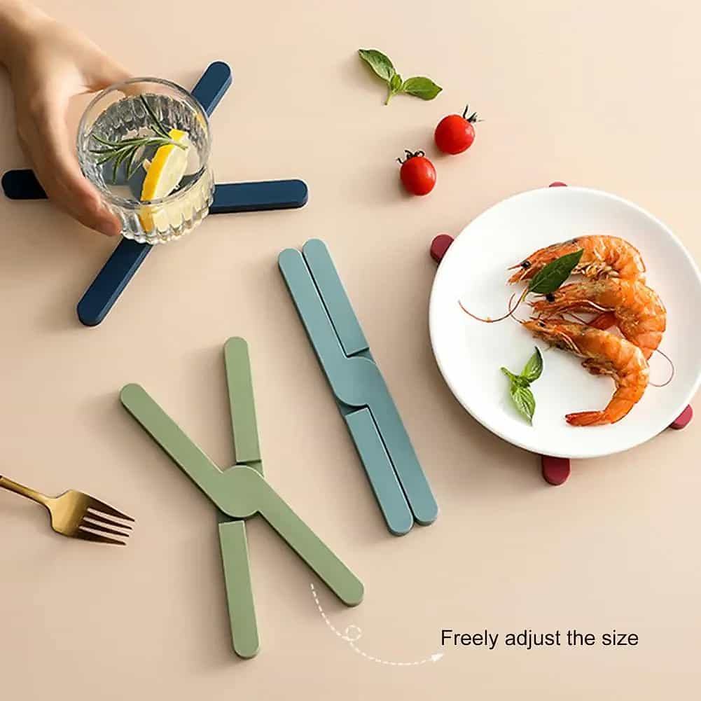 Foldable Heat-Resistant Trivet