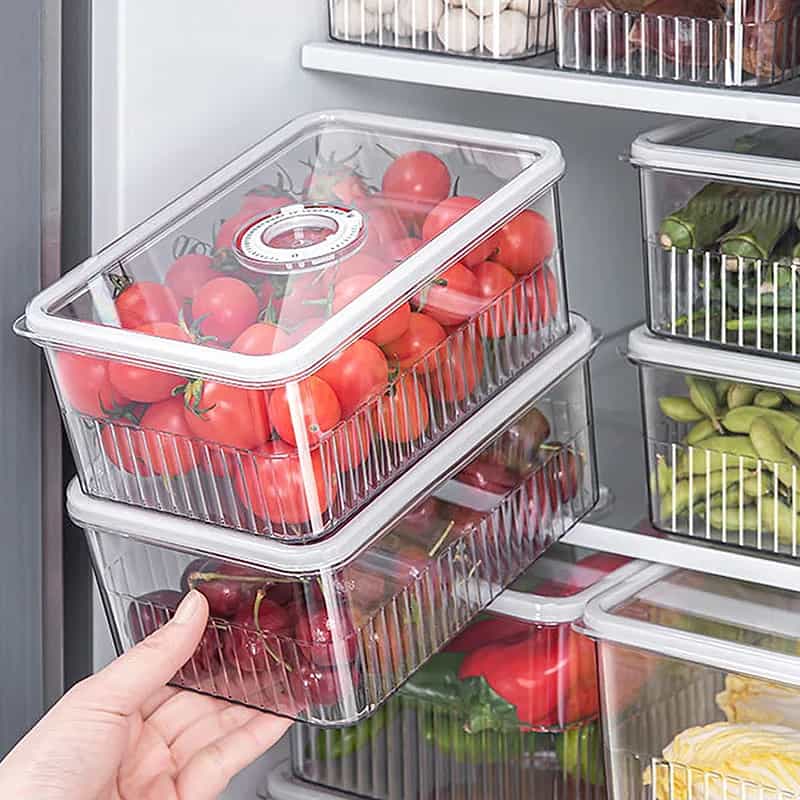 Refrigerator Storage Box – Freshness-Preserving Organizer