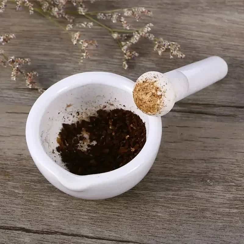 Mini Ceramic Mortar and Pestle Set