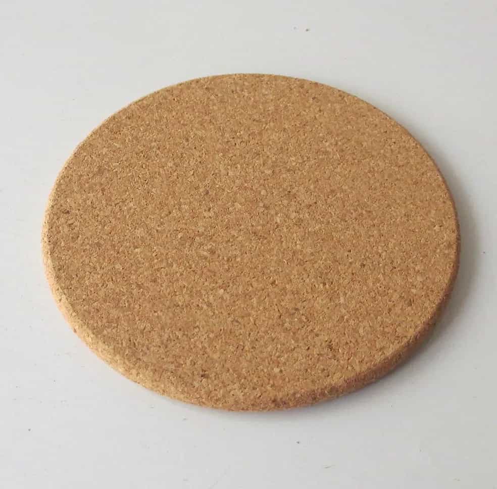 Natural Round Cork Coasters