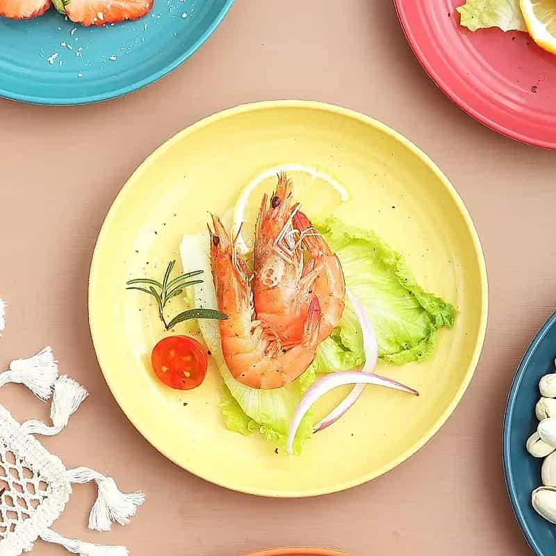 Unbreakable Wheat Straw Plates – 9 Inch