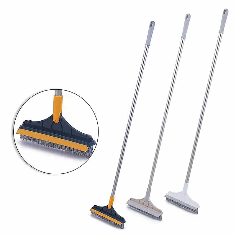 Rotating V-Head Floor & Tile Groove Brush
