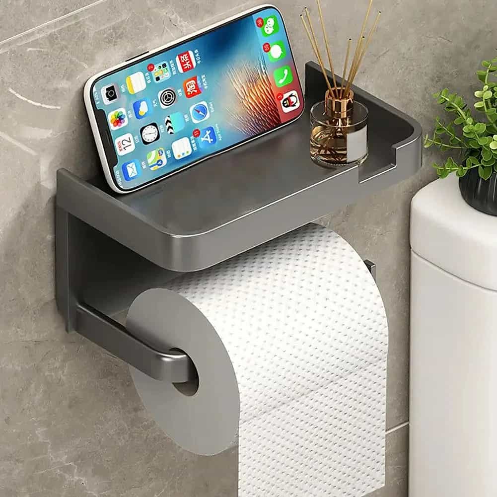 Wall-Mounted Toilet Paper Holder