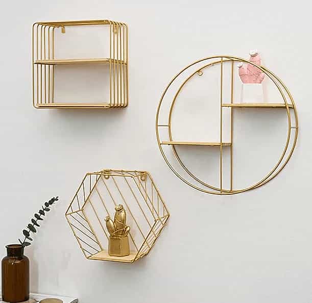 Creative Floating Wall Shelf For Living Room/Bedroom (4 Designs)