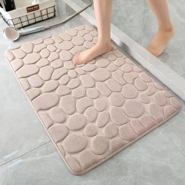 Cobblestone Memory Foam Non-Slip Bath Mat/Carpet