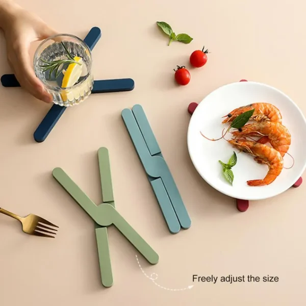 Foldable Heat-Resistant Trivet