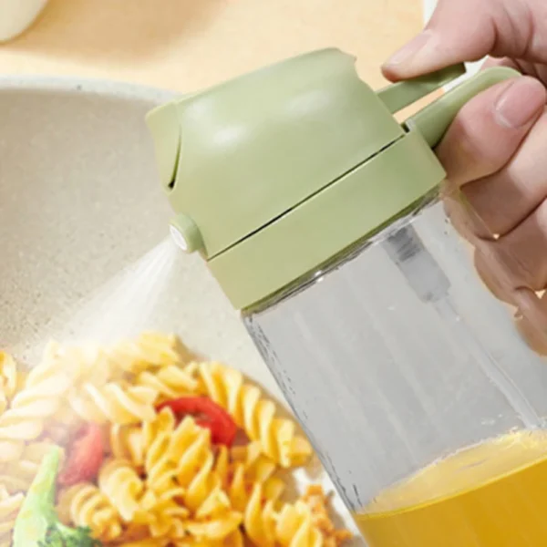 2-in-1 Glass Oil Dispenser & Sprayer