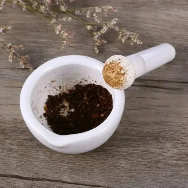 Mini Ceramic Mortar and Pestle Set