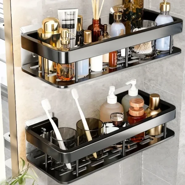 Punch-Free 30cm Wall Shelf