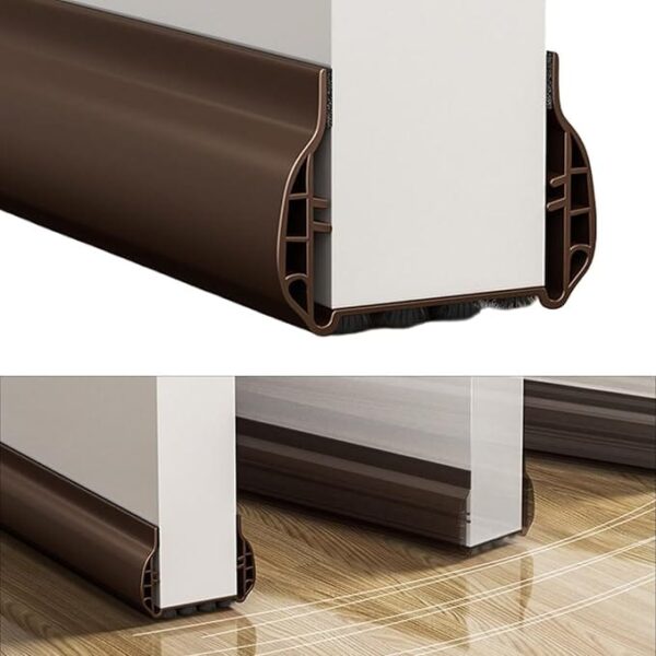 Adjustable PVC Door Draft Stopper – Sound & Air Blocker