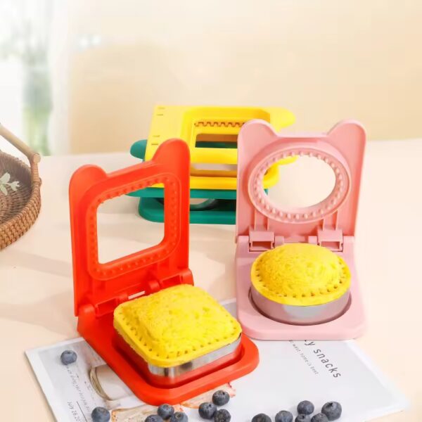 Kids Sandwich Cutter & Sealer Set – Heart, Circle & Square Shapes