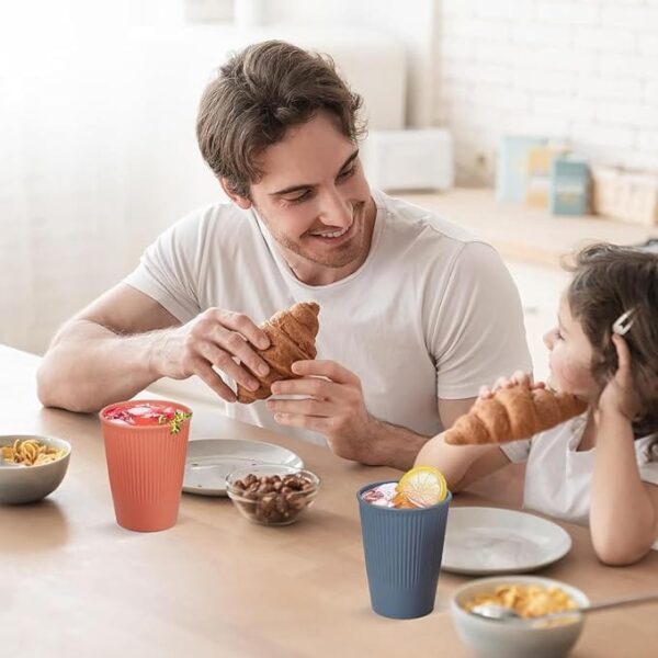 Unbreakable Wheat Straw Dinnerware Set – Cup & Plate